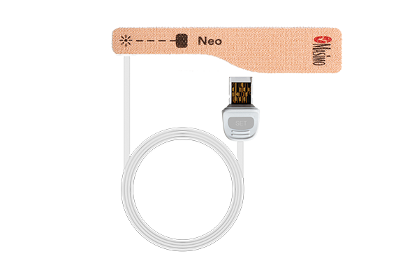RD SET Neo CS-2 Neonatal/Adult SpO2 Adhesive Sensor, 2 ft